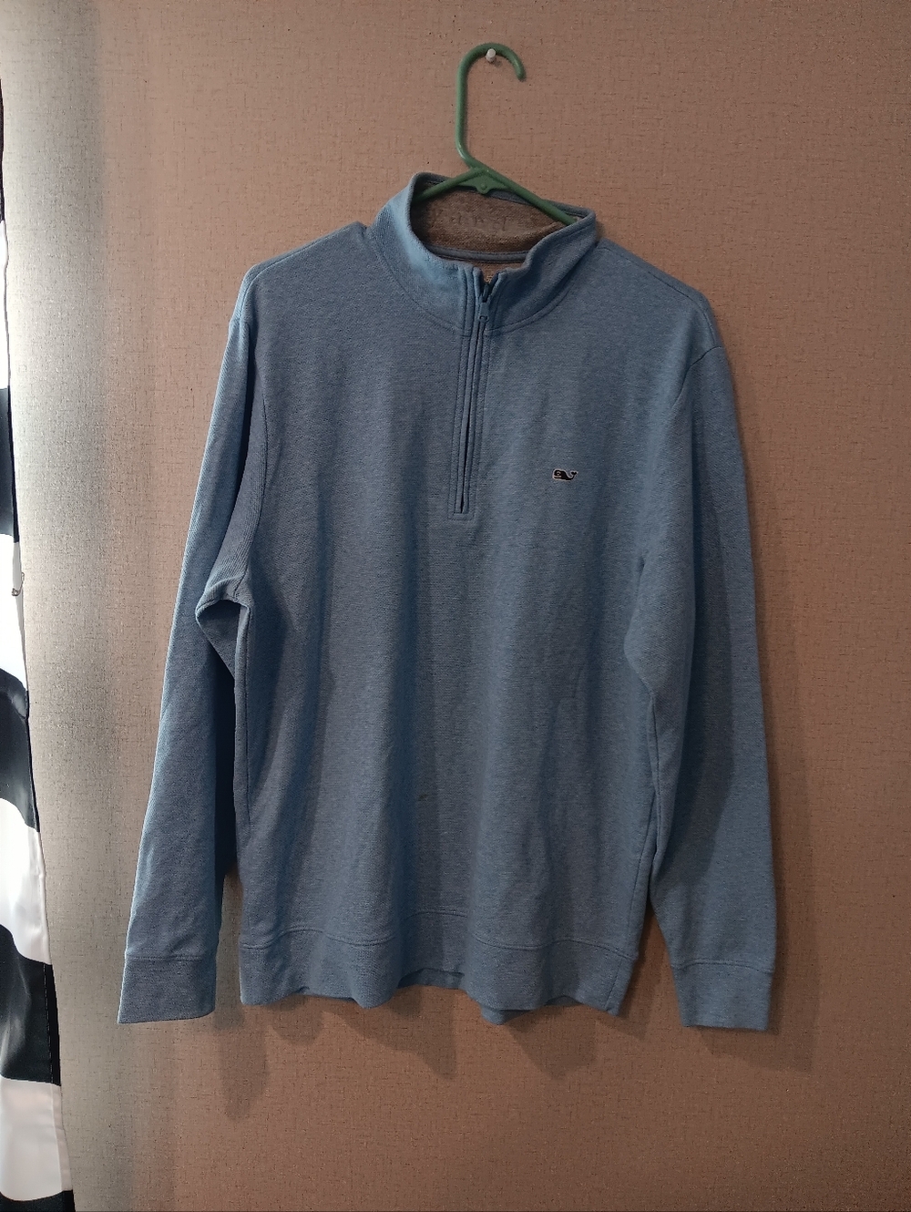 Vineyard Vines Light Blue Performance Quarter-Zip Sz L